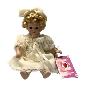 Vintage Rose Collection Diana Porcelain Shelf Sitter Doll – Legs Dangle – W Tag